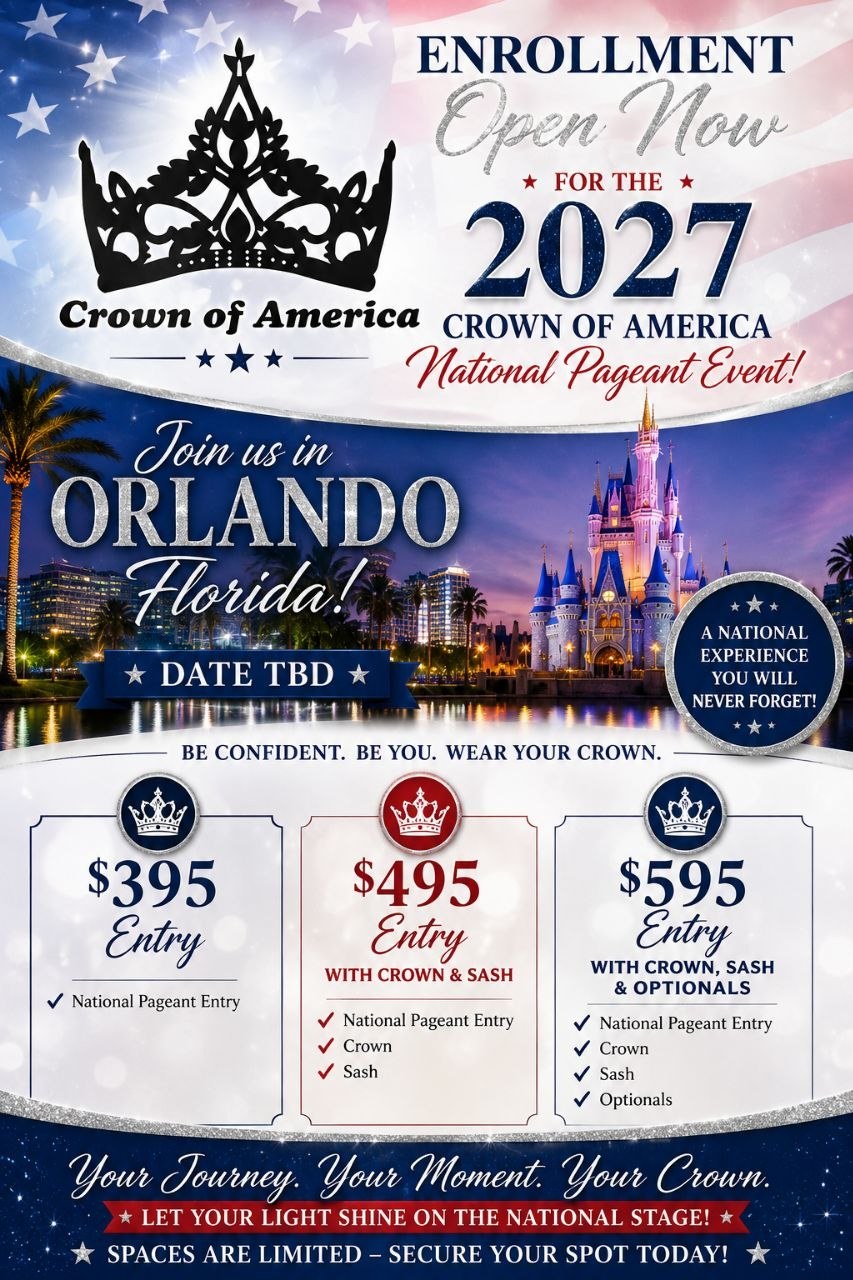 Crown of America 2027 registration fees