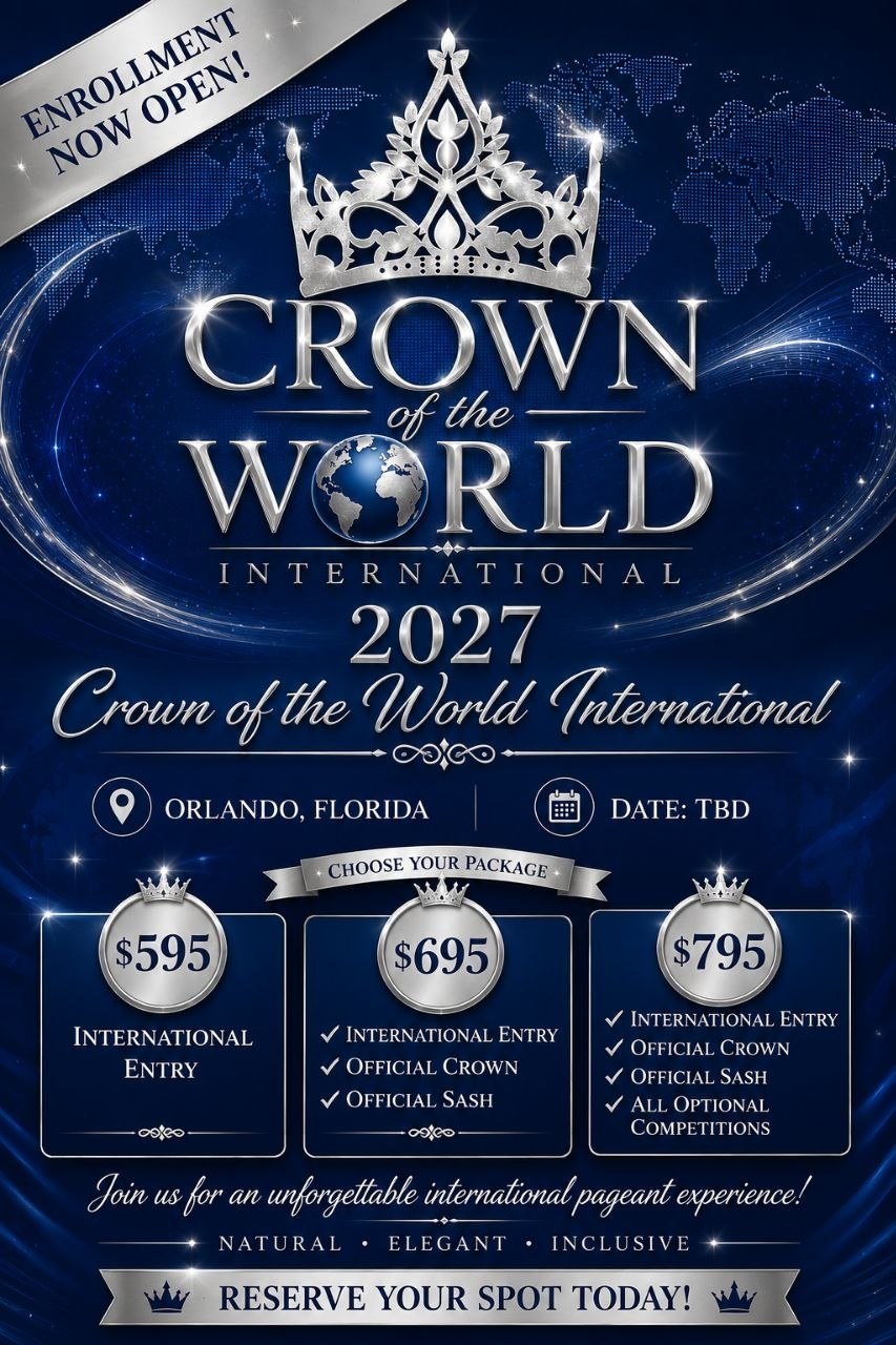 Crown of the World International 2027 registration fees